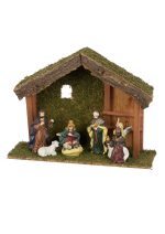 Wooden Nativity Set 7 figures