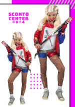 Αποκριάτικη Στολή Harley Quinn Style “Βασίλισσα του Χάρλεμ” – Η Πιο Cool Παιδική Στολή με Metallic Jacket & Σορτς | Sconto Center